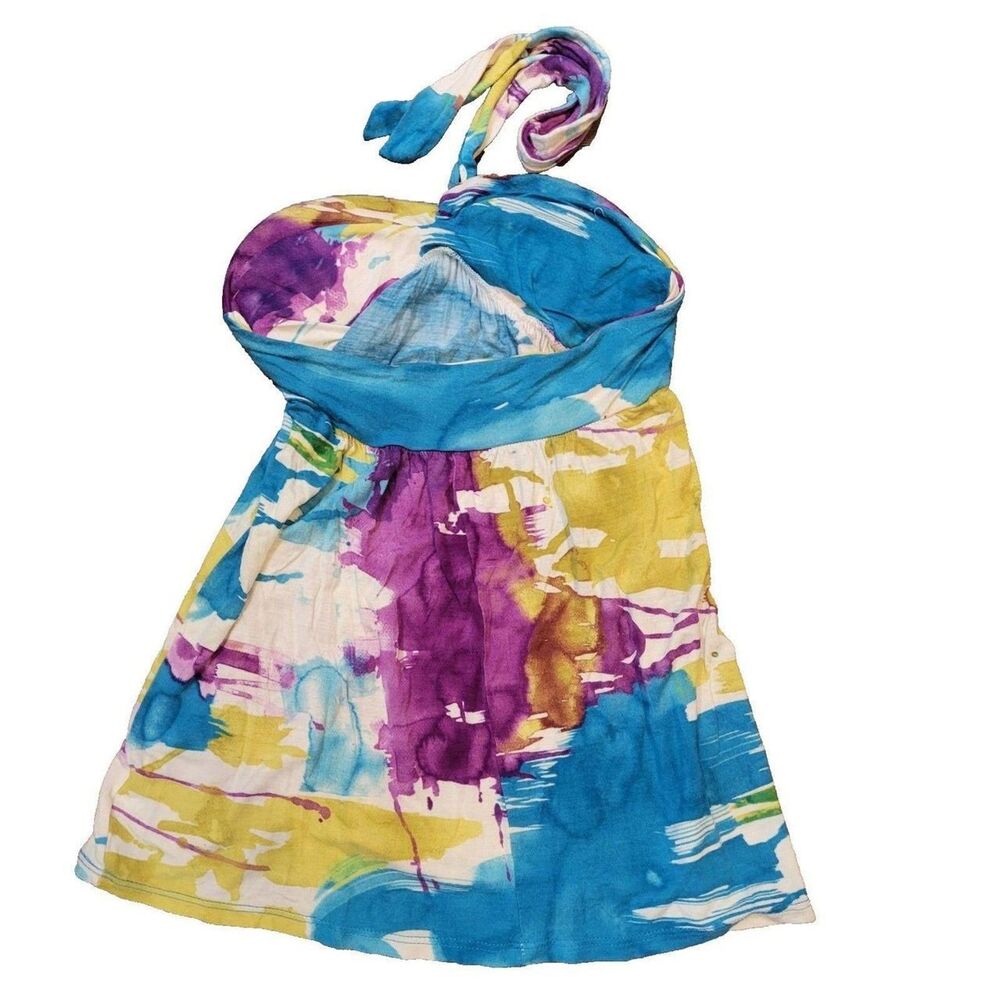 Forever-21 Women's Blue and Purple Vest